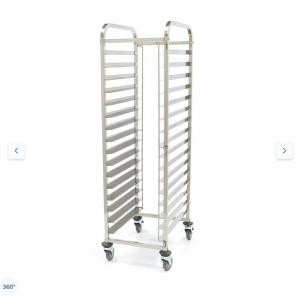  Καροτσάκι δίσκων Bakerynorm - Χωράει 16 δίσκους - 60 x 40cm